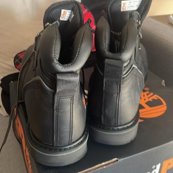 NIB Timberland Steel Safety Toe Work Boots 14 - Picture 4 of 8